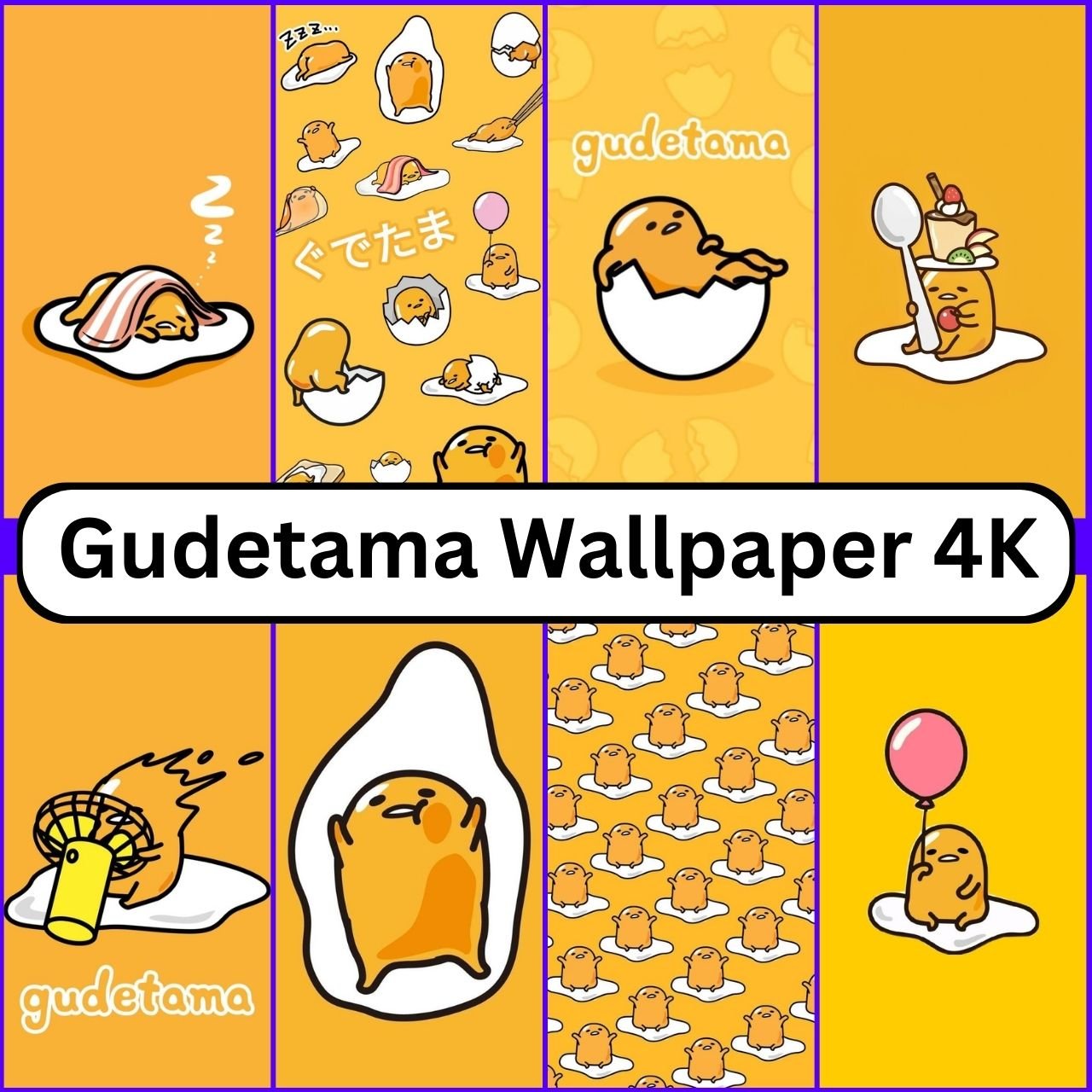 1203 Gudetama Wallpaper 4K, HD, 1080p Aesthetic Free