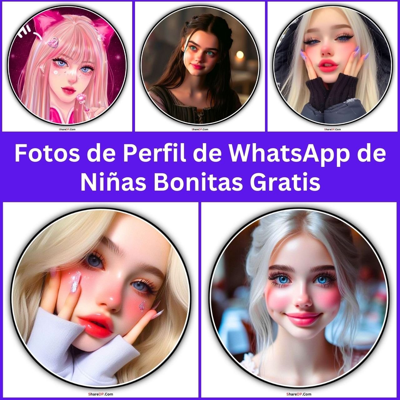 1568 Fotos de Perfil de WhatsApp de Niñas Bonitas Gratis