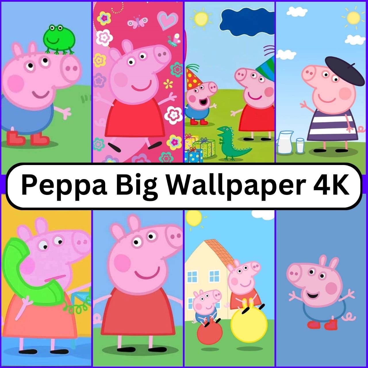 638 Peppa Big Wallpaper 4K, 8K, HD, 1080p Aesthetic Free